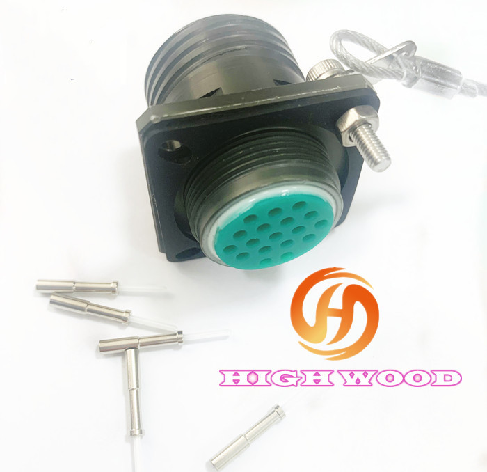 SS316L Cadmium Plating Fiber Optic Connectors 20WD18A1N