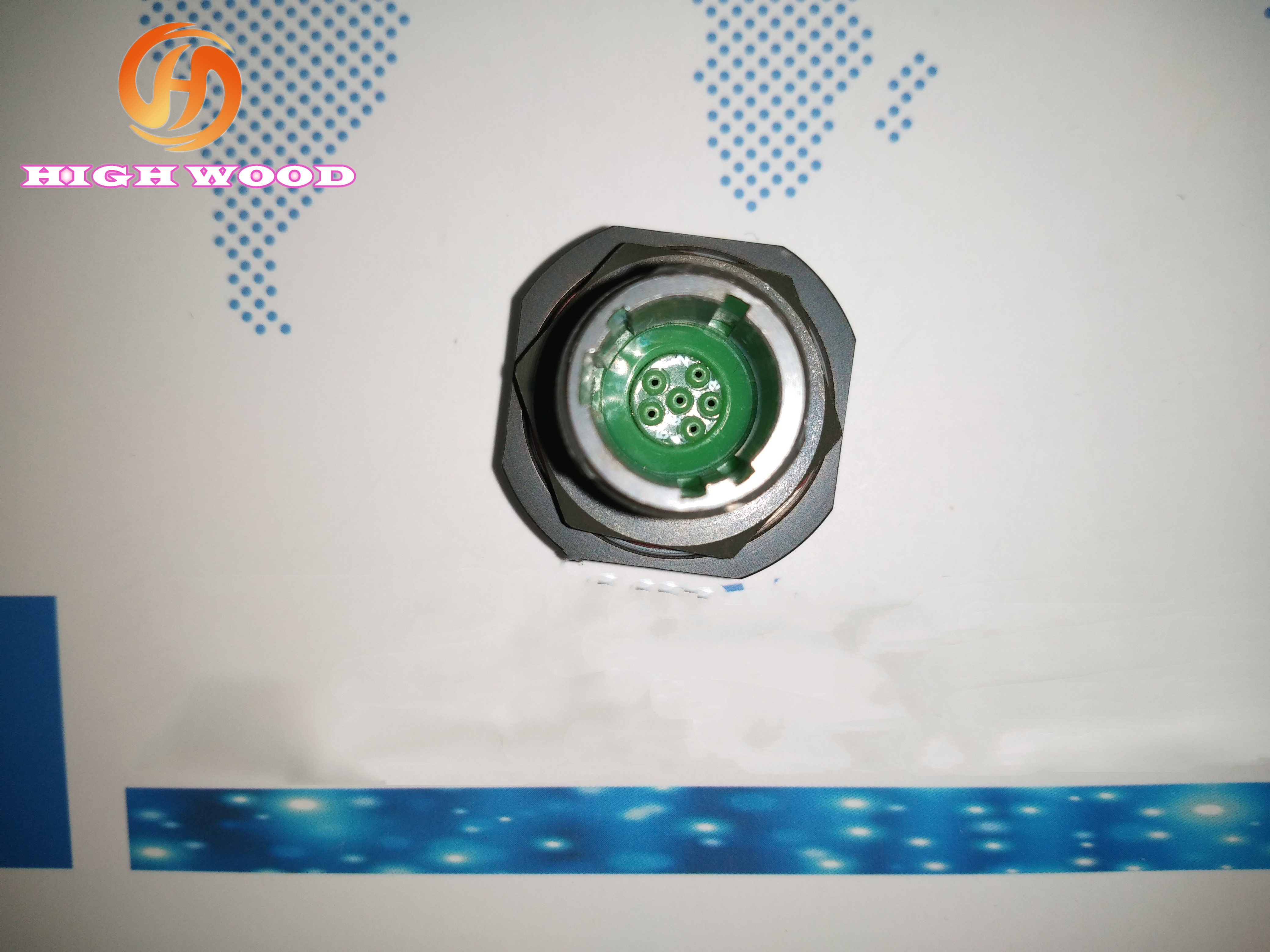 Olive Green Cadmium Plating Military Round Electrical Connectors D38999