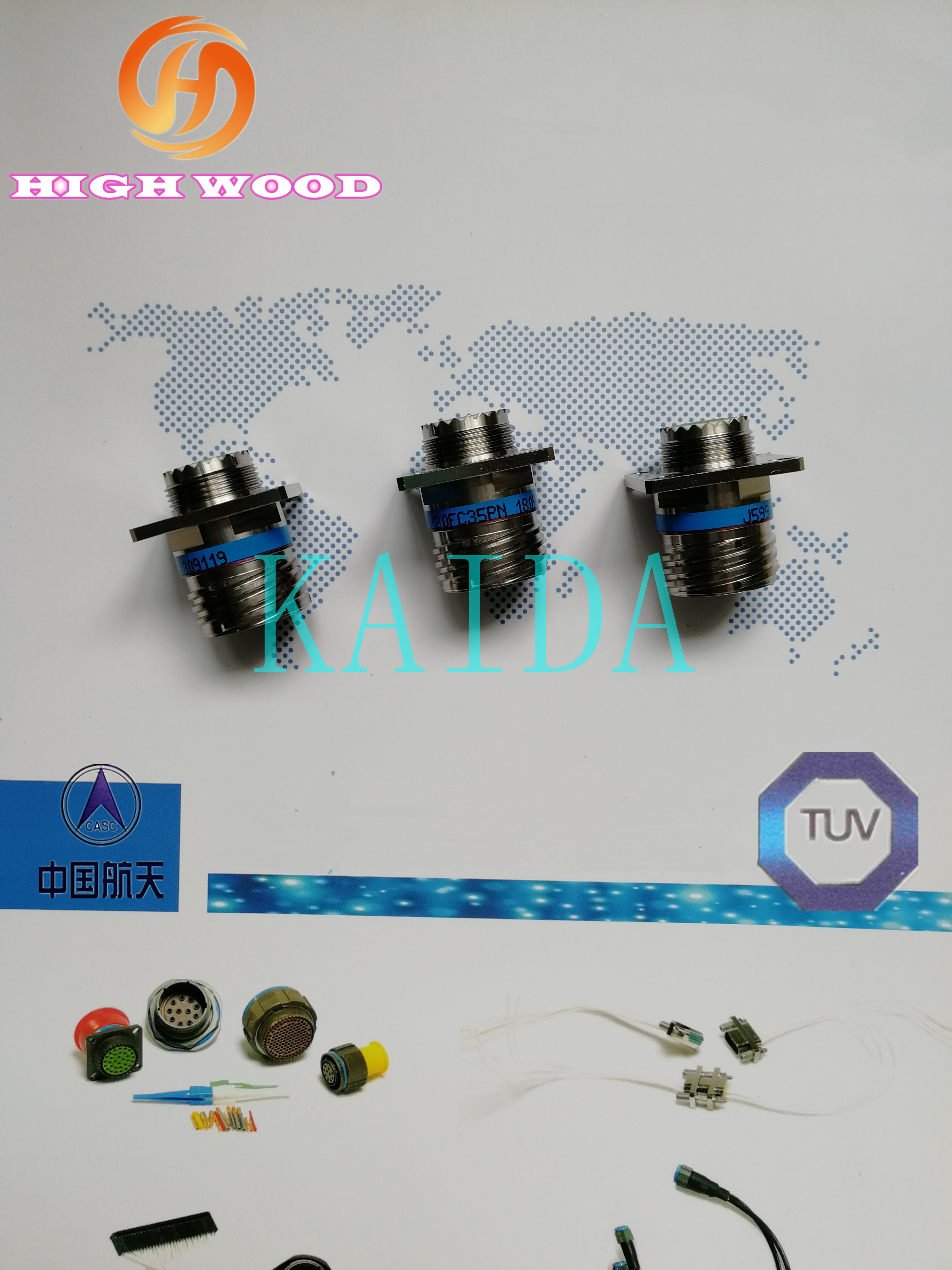 Corrosion Proof Mil 38999 Circular Connectors With Anti Loose Mechanism