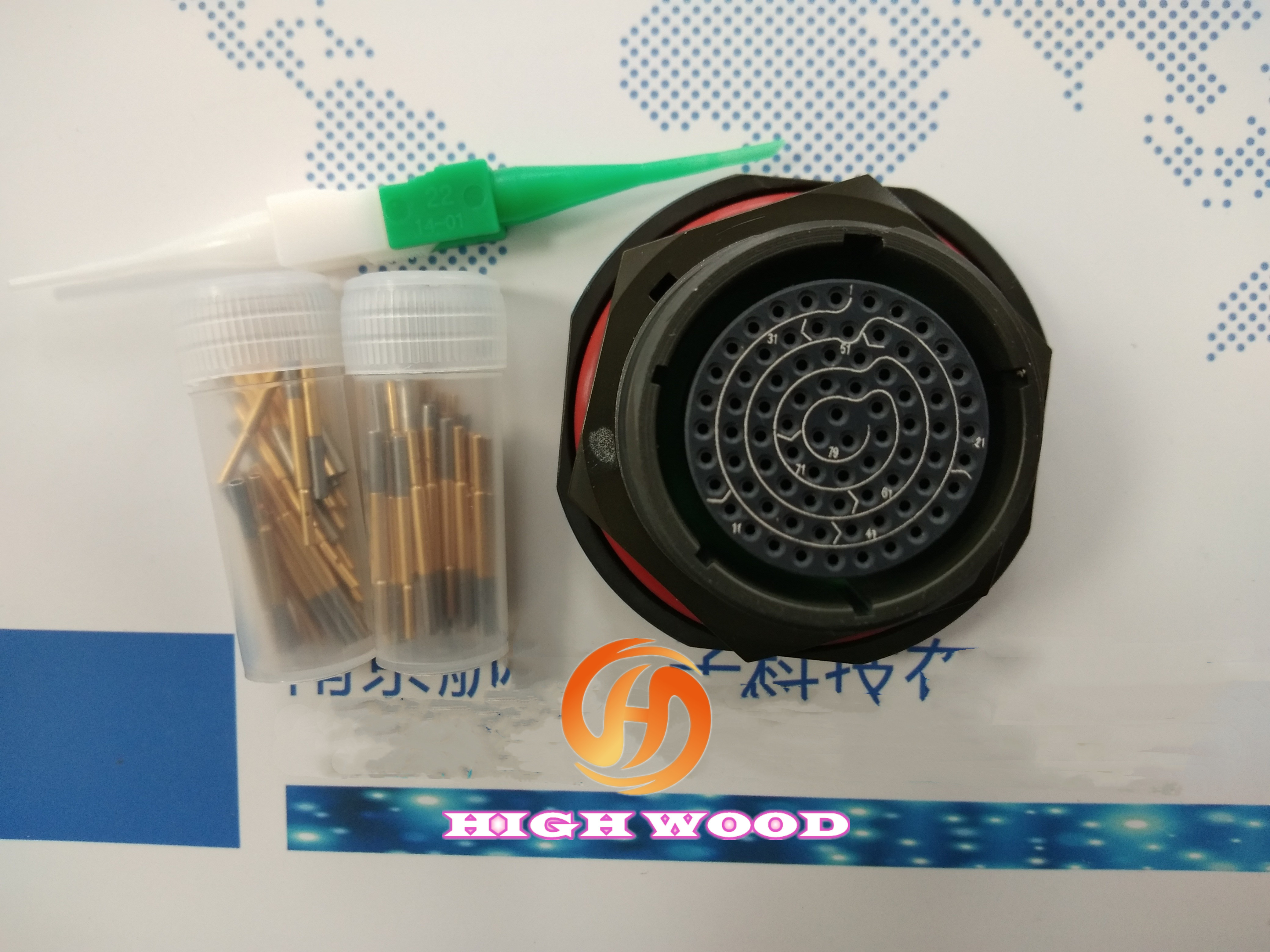 Olive Green 38999 Series III Connectors D38999/24WG35SN Cadmium Plating