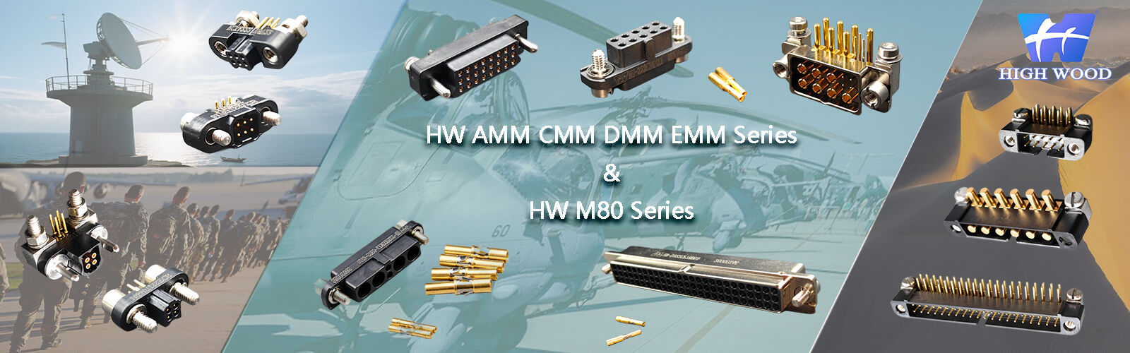 HW-CMM Connectors/HW-M80 Connectors Micron-D Connectors