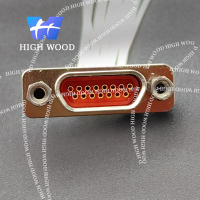 J30J SERIES MICRO-D Connectors,J30J-15ZKP  L=200 ,J30J SERIES TWISTED PIN MICRO RECTANGULAR ELECTRICAL CONNECTOR