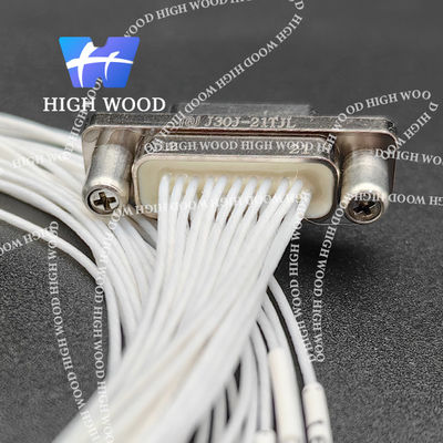 J30J SERIES MICRO-D Connectors,J30J-21TJL L=300 ,J30J SERIES TWISTED PIN MICRO RECTANGULAR ELECTRICAL CONNECTOR