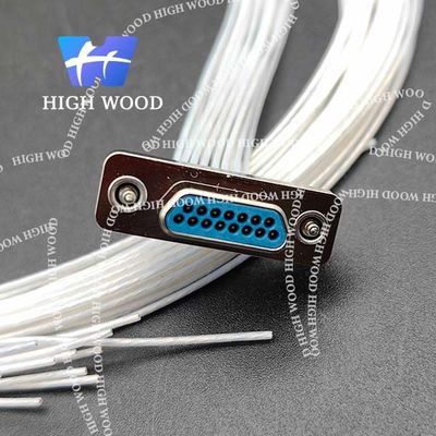 J30J SERIES MICRO-D Rectangular Connectors, J30J-15TJL-1000 Length1000mm