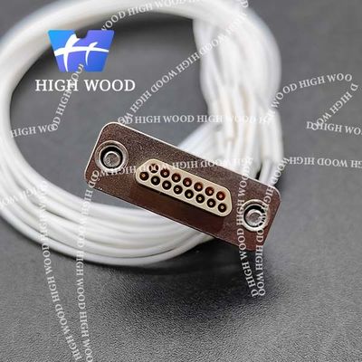 J30JB SERIES glass sintered gas sealed rectangular electrical connector, J30JB-15TJL-Q9