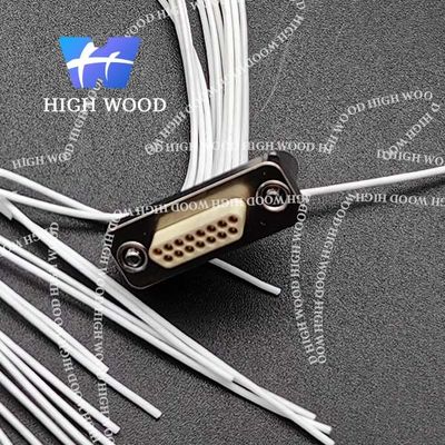 J30JB SERIES glass sintered gas sealed rectangular electrical connector, J30JB-15TJL-Q9