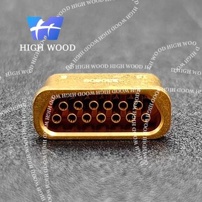 J30J SERIES Glass Sintered Gas Sealed Rectangular Electrical Connector, J30JM1-13ZKH25-Q1