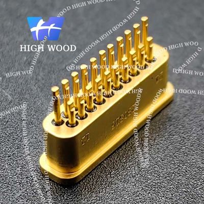 J30J SERIES Glass Sintered Gas Sealed Rectangular Electrical Connector , J30JM1-21ZKH2-Q2