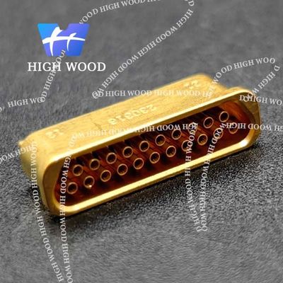 J30J SERIES Glass Sintered Gas Sealed Rectangular Electrical Connector , J30JM1-21ZKH2-Q2