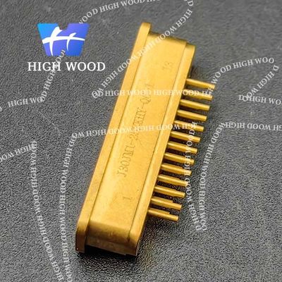 J30J SERIES Glass Sintered Gas Sealed Rectangular Electrical Connector , J30JM1-25ZKHY-Q6-1