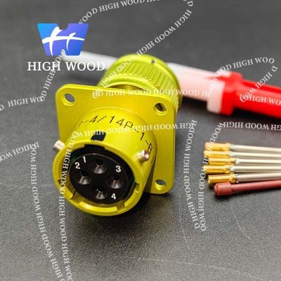 ZH23 Series Environmental Resistance Bayonet Electrical Connector , ZH23-4/14P-1-B