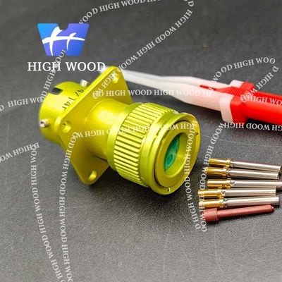 ZH23 Series Environmental Resistance Bayonet Electrical Connector , ZH23-4/14P-1-B