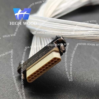 J30J SERIES MICRO-D Rectangular Connectors , J30JB-21TJL90-Q8-300mm wire length