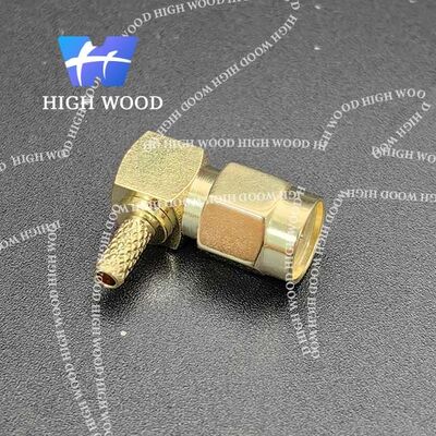 SMA Series RF Coaxial Connector,SMA-JW-1.5 right-angle male connector