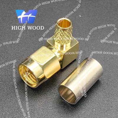 SMA Series RF Coaxial Connector,SMA-JW-3，Right-angle male