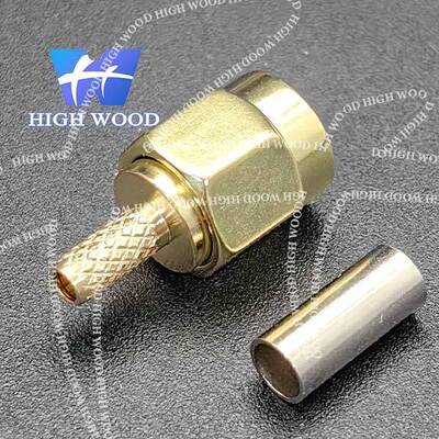 SMA Series RF Coaxial Connector,SMA-J-1.5 Plug
