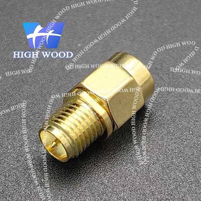 SMA Series RF Coaxial Connector,SMA Straight Plug to Flange Jack JJ