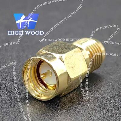 SMA Series RF Coaxial Connector,SMA JK Straight Plug to Jack No Flange