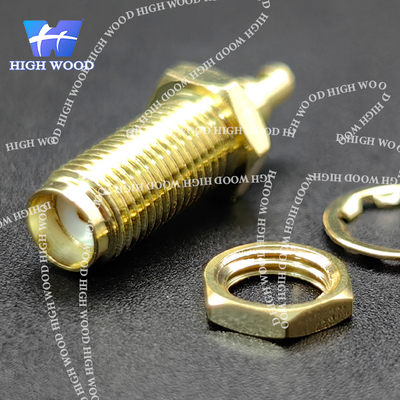 SMA Series RF Coaxial Connector,SMA-KY13 Thread Dual Window for 1.13 Cable