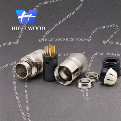 M16，14-pin Male Straight Solder Type Connector