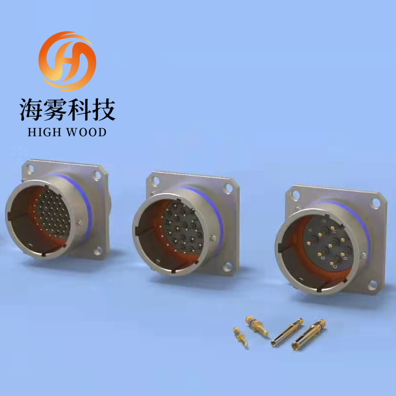 Aluminium Alloy Round Connectors D38999 / 26WE35SN Cadmium Plating