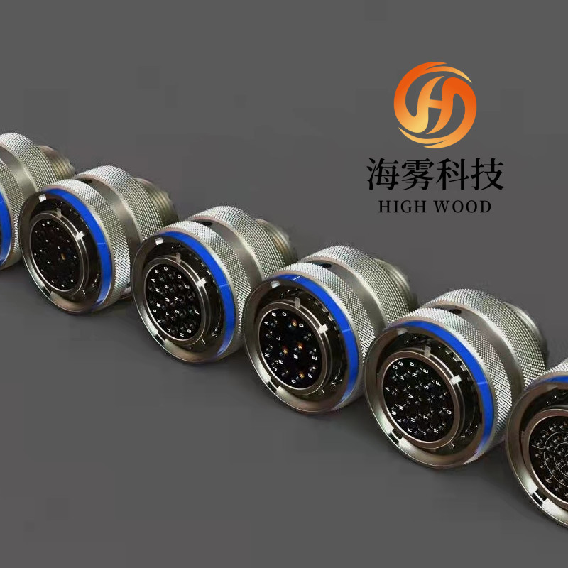 Aluminium Alloy Round Connectors D38999 / 26WE35SN Cadmium Plating