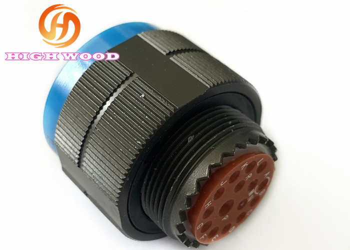 15 Pin Aluminum Cadmium Plating Circular Plug Connector