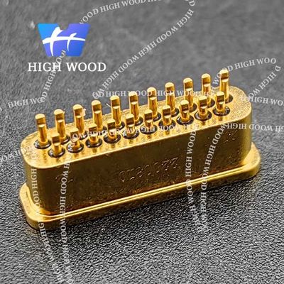 J30J SERIES Glass Sintered Gas Sealed Rectangular Electrical Connector , J30JM1-21ZKS19