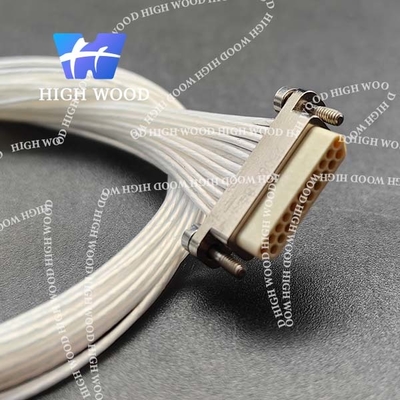 J30J SERIES MICRO-D Rectangular Connectors , J30JB-21TJL90-Q8-300mm wire length