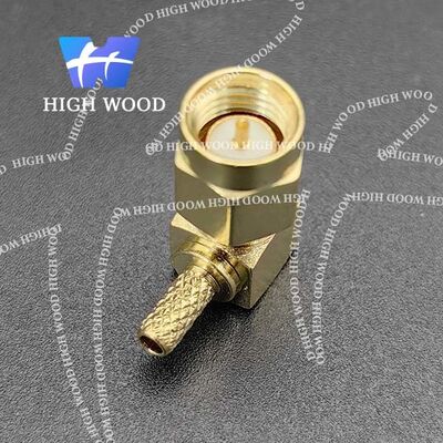 SMA Series RF Coaxial Connector,SMA-JW-1.5 right-angle male connector