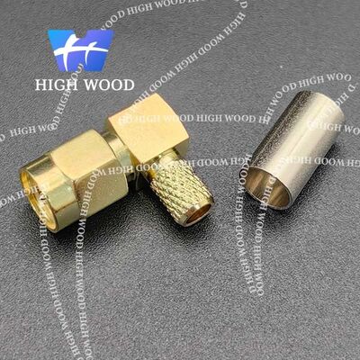 SMA Series RF Coaxial Connector,SMA-JW-3，Right-angle male
