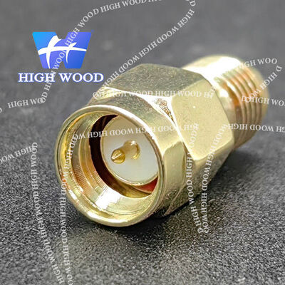 SMA Series RF Coaxial Connector,SMA JJ Straight Plug to Jack No Flange