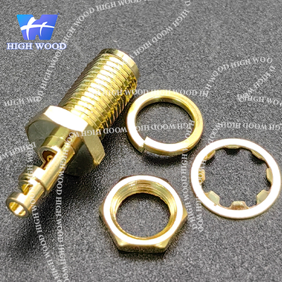 SMA Series RF Coaxial Connector,SMA-KY-11 Thread Dual Window Inner Hole for 178 Cable
