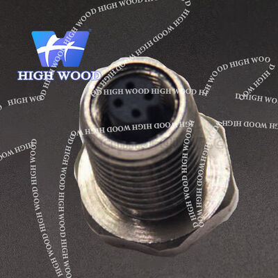M5 Series Straight Waterproof 4-core Female Receptacle
