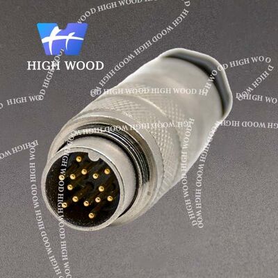 M16，14-pin Male Straight Solder Type Connector