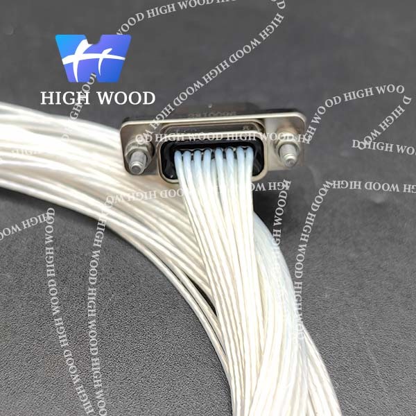 J30J SERIES MICRO-D Rectangular Connectors, J30J-15ZKP-1000 Length1000mm