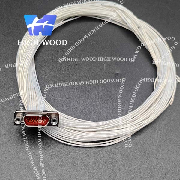 J30J SERIES MICRO-D Rectangular Connectors, J30J-15ZKP-1000 Length1000mm